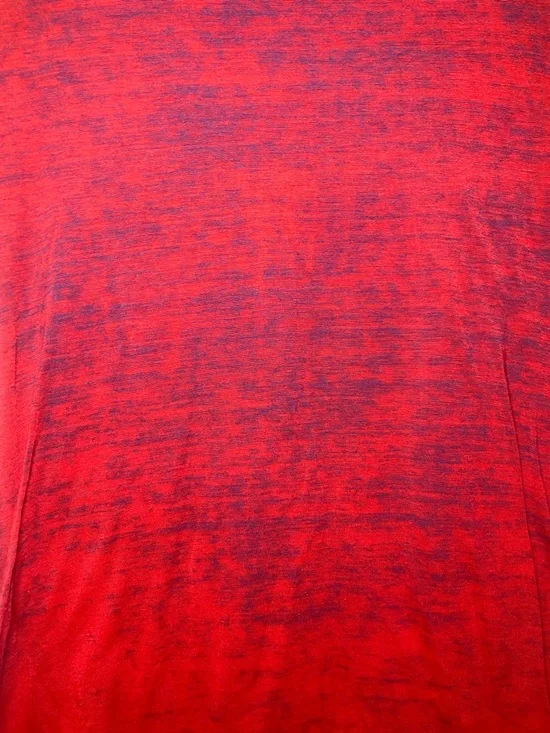 Hurley Women's 3/4 Sleeve Raglan Graphic Tee in Red & Heather Grey Size Medium - Picture 13 of 16